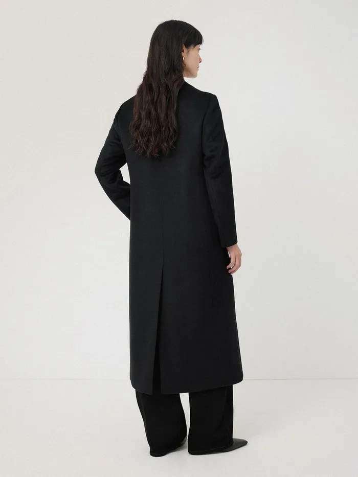 Shop Wool Maxi City Coat Black Jigsaw Coats and Jackets