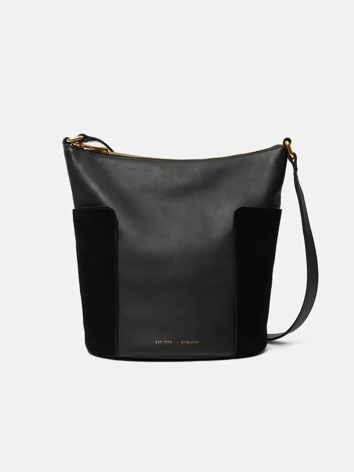Shop York Slouchy Bucket Bag Black Jigsaw Bags