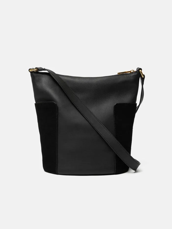 Shop York Slouchy Bucket Bag Black Jigsaw Bags
