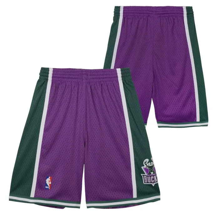 Shorts and Skorts Kids Mitchell and Ness Swingman Milwaukee Bucks Road Shorts Shorts and Skorts Kids Mitchell and Ness Swingman Milwaukee Bucks Road Shorts