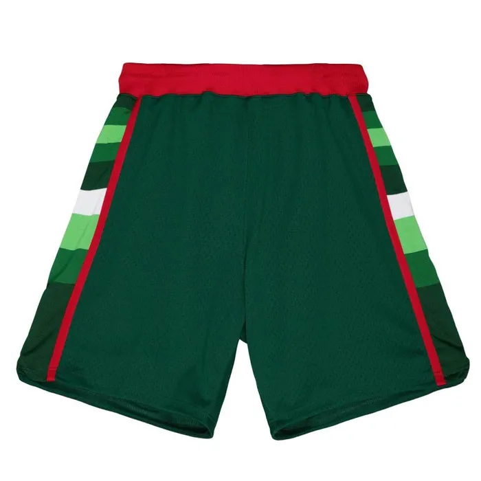Shorts Men Mitchell and Ness Authentic Milwaukee Bucks Road 198384 Shorts