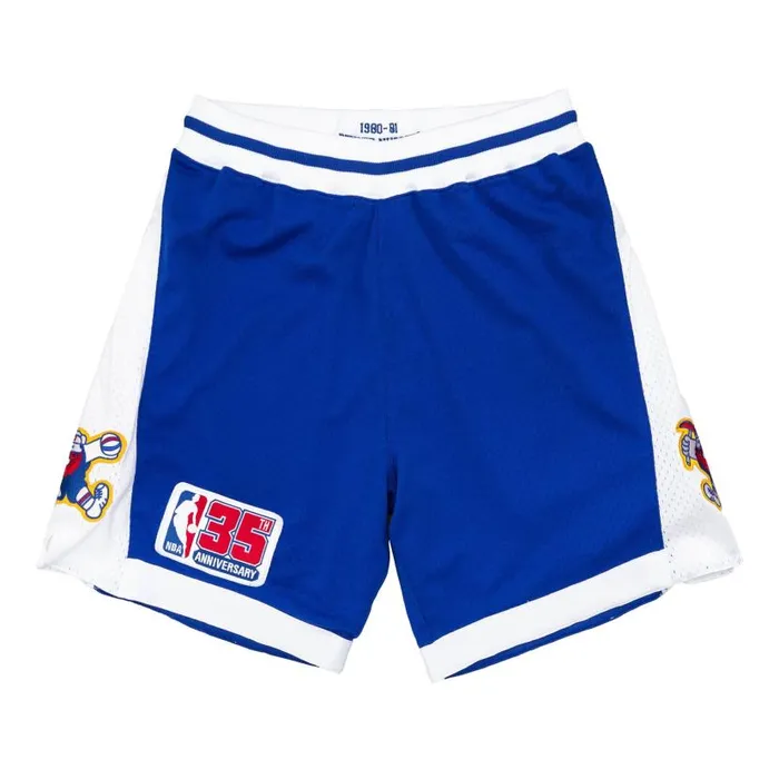 Shorts Men Mitchell and Ness Authentic Shorts Denver Nuggets 198081