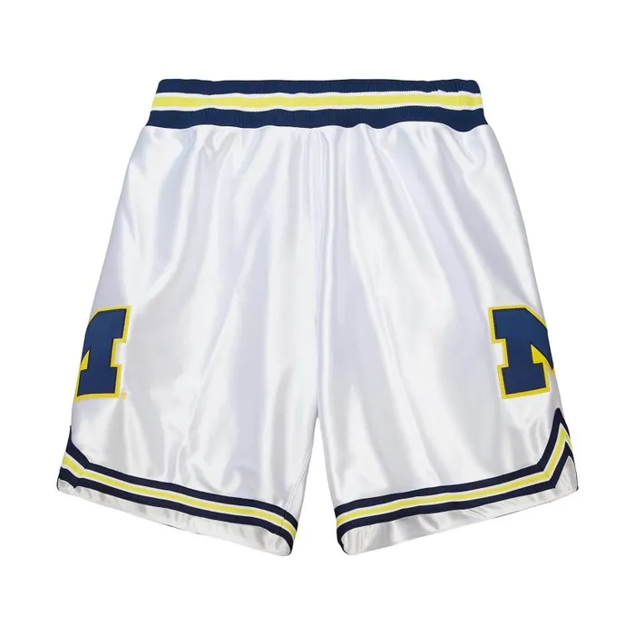 Shorts Men Mitchell and Ness Authentic University Of Michigan 1991 Shorts