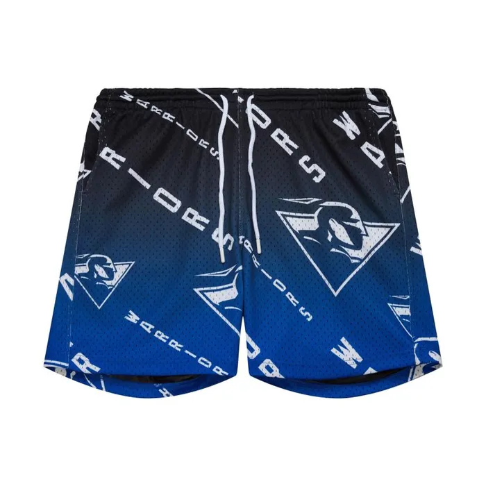 Shorts Men Mitchell and Ness Destination Leisure Camp Shorts Golden State Warriors