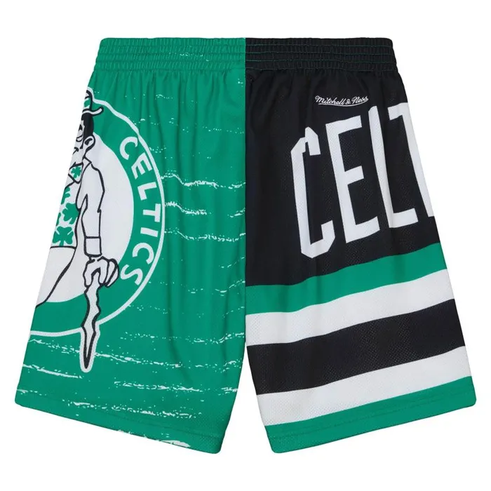 Shorts Men Mitchell and Ness Jumbotron 30 Shorts Boston Celtics Shorts Men Mitchell and Ness Jumbotron 30 Shorts Boston Celtics