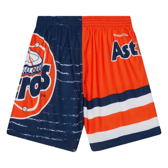 Shorts Men Mitchell and Ness Jumbotron 30 Shorts Houston Astros Shorts Men Mitchell and Ness Jumbotron 30 Shorts Houston Astros