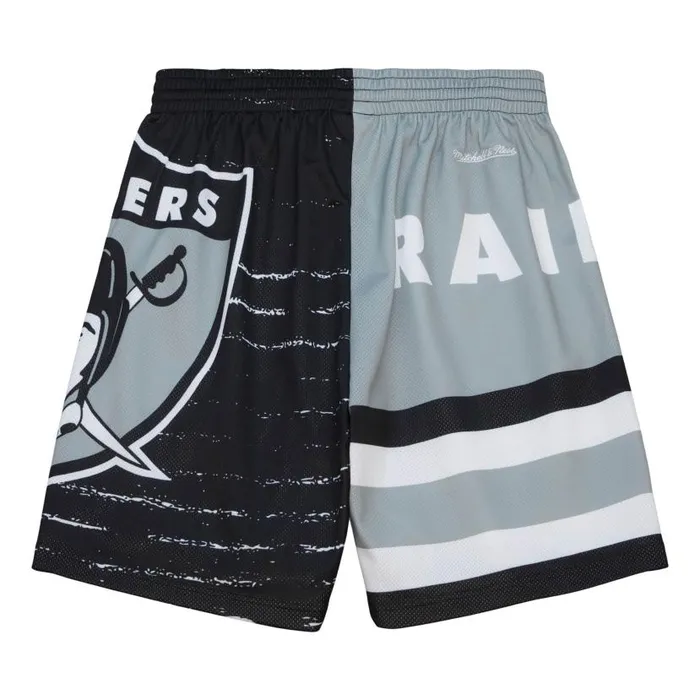 Shorts Men Mitchell and Ness Jumbotron 30 Shorts Oakland Raiders Shorts Men Mitchell and Ness Jumbotron 30 Shorts Oakland Raiders