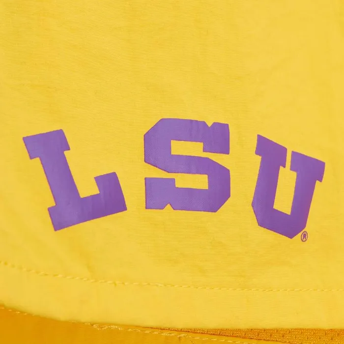 Shorts Men Mitchell and Ness Team Heritage Woven Short Louisiana State University Shorts Men Mitchell and Ness Team Heritage Woven Short Louisiana State University