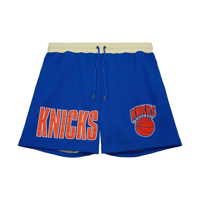 Shorts Men Mitchell and Ness Team OG 20 Fashion Shorts 7034 Vintage Logo New York Knicks Shorts Men Mitchell and Ness Team OG 20 Fashion Shorts 7034 Vintage Logo New York Knicks