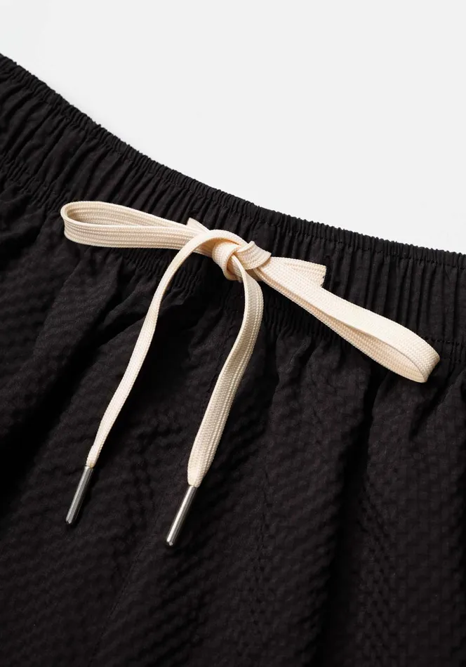 Shorts Men MKI MIYUKI ZOKU Mki Seersucker Shorts Black