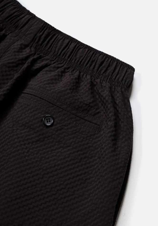 Shorts Men MKI MIYUKI ZOKU Mki Seersucker Shorts Black