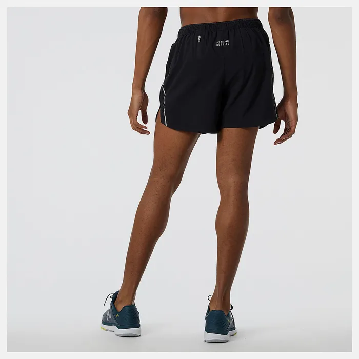 Shorts Men Newbalance Impact Run 5 Inch Short Black