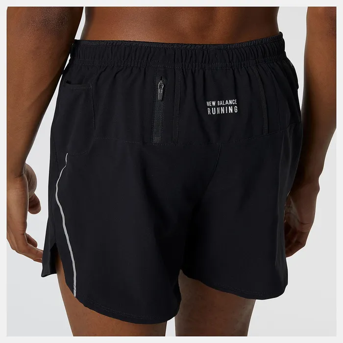 Shorts Men Newbalance Impact Run 5 Inch Short Black