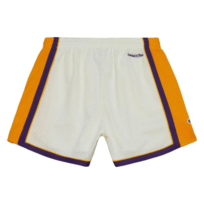 Shorts MenWomen Mitchell and Ness Cream Unisex Jump Shot Shorts Los Angeles Lakers 200910 Shorts MenWomen Mitchell and Ness Cream Unisex Jump Shot Shorts Los Angeles Lakers 200910
