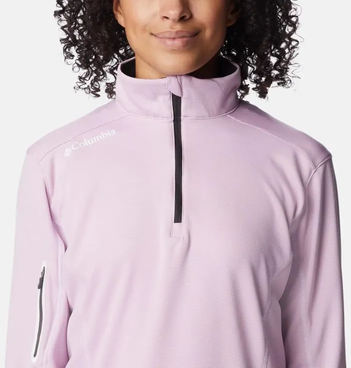 Shotgun Quarter Zip Golf Pullover Blossom Pink Womens Columbia Sportswear Long Sleeve Shotgun Quarter Zip Golf Pullover Blossom Pink Womens Columbia Sportswear Long Sleeve