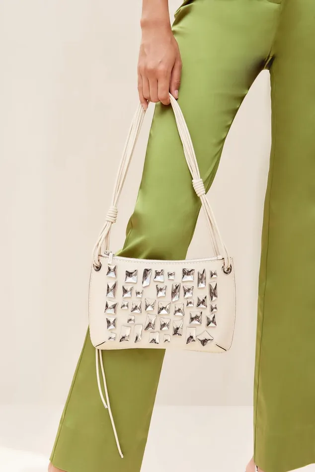 Shoulder Bags Women Cult Gaia MALAYA SHOULDER BAG 8211 OFF WHITE