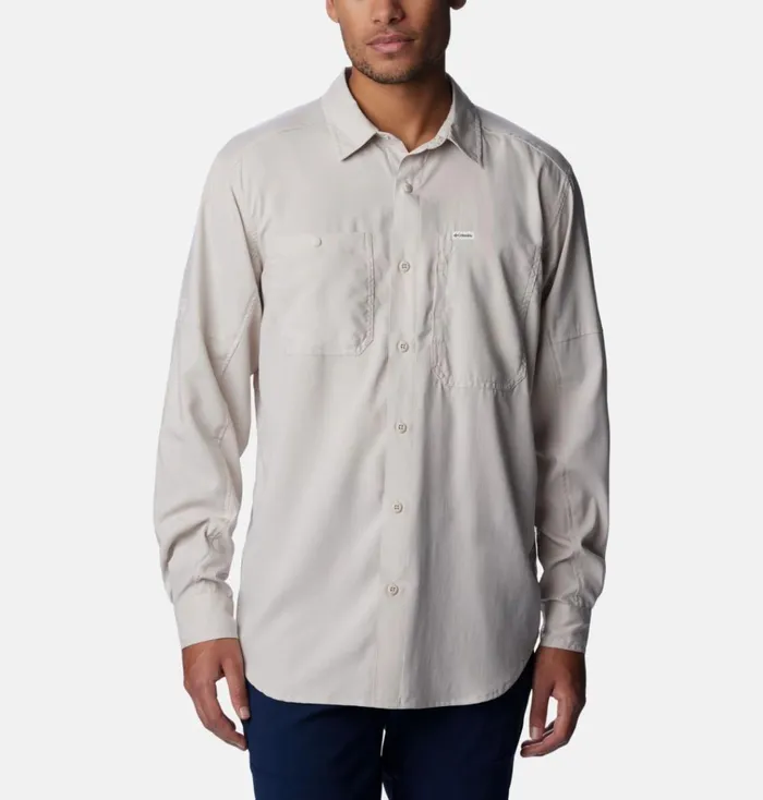 Silver Ridge Utility Lite Long Sleeve Shirt Dark Stone Mens Columbia Sportswear Long Sleeve Silver Ridge Utility Lite Long Sleeve Shirt Dark Stone Mens Columbia Sportswear Long Sleeve