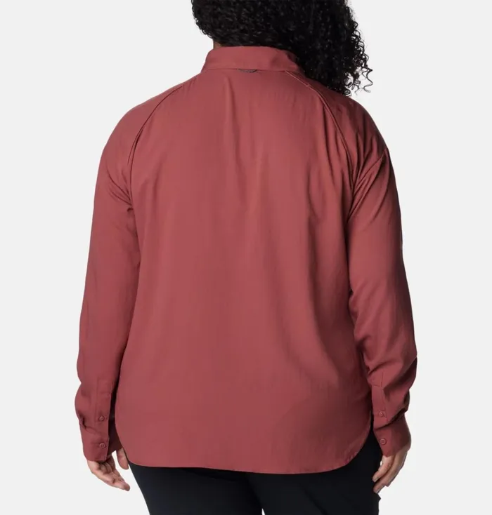 Silver Ridge Utility Long Sleeve Shirt 8211 Plus Size Beetroot Womens Columbia Sportswear Long Sleeve Silver Ridge Utility Long Sleeve Shirt 8211 Plus Size Beetroot Womens Columbia Sportswear Long Sleeve