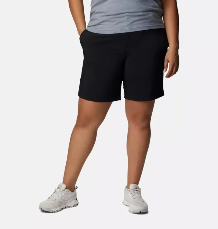 Silver Ridge Utility Shorts 8211 Plus Size Black Womens Columbia Sportswear Shorts and Skorts