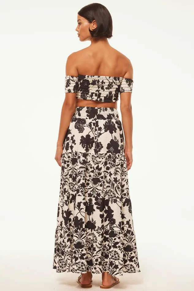 Skirts and Shorts Women MISA Los Angeles YELENA SKIRT Flora Negra