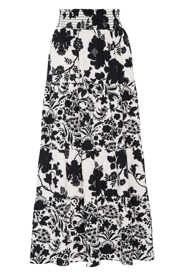 Skirts and Shorts Women MISA Los Angeles YELENA SKIRT Flora Negra