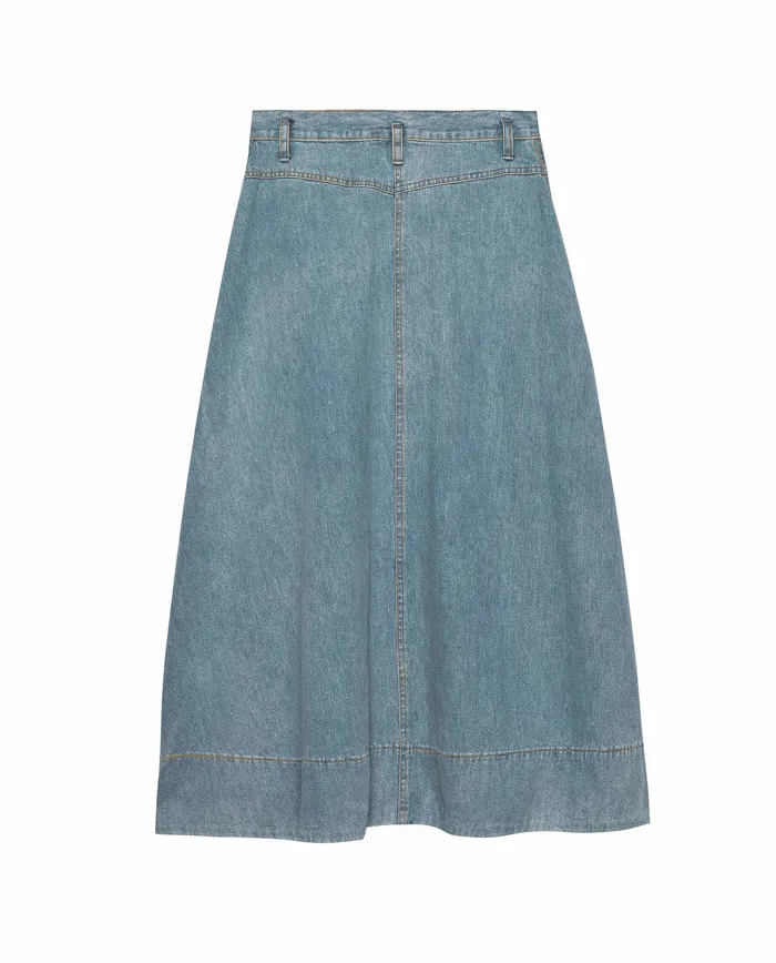 Skirts and Shorts Women The Great The Field Skirt Misty Wash
