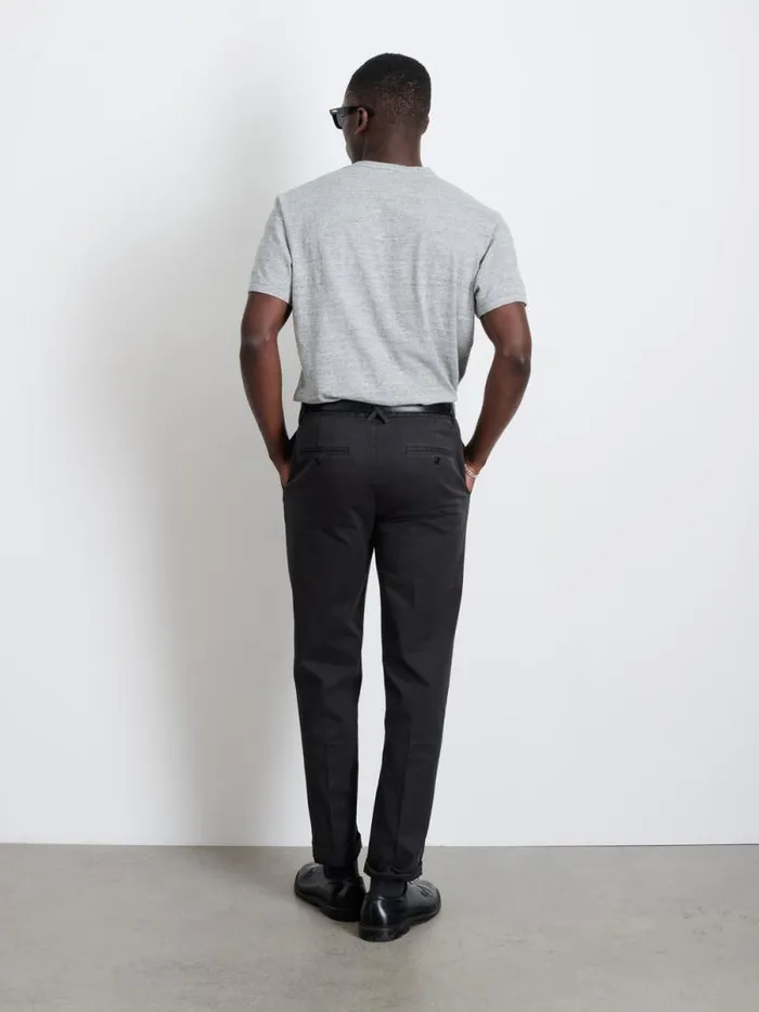 Slim Trouser In Chino Black Men Alex Mill Pants