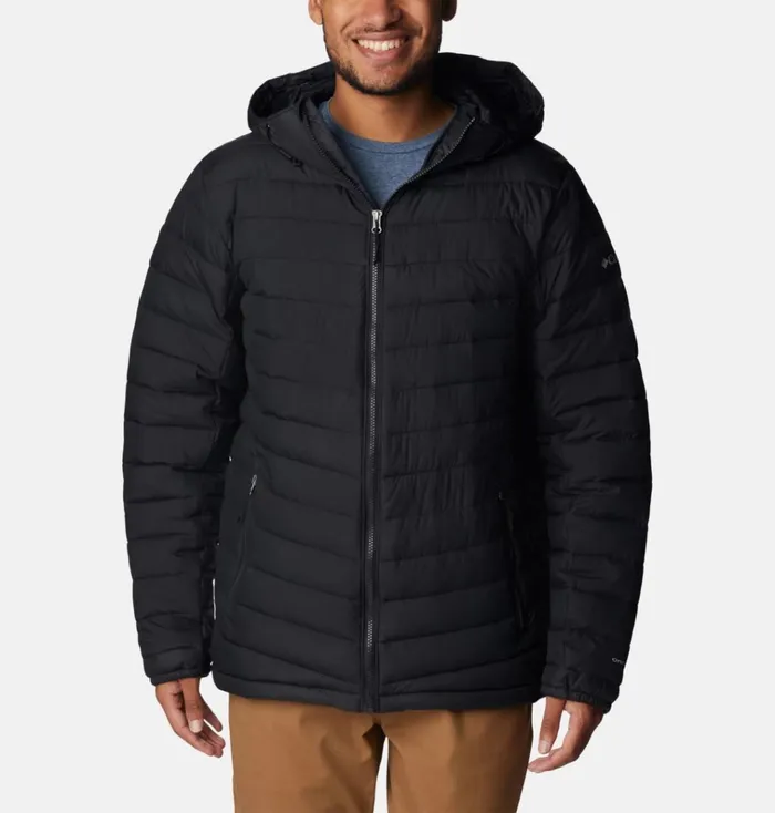 Slope Edge Hooded Insulated Jacket 8211 Tall Black Mens Columbia Sportswear Insulated and Down Slope Edge Hooded Insulated Jacket 8211 Tall Black Mens Columbia Sportswear Insulated and Down