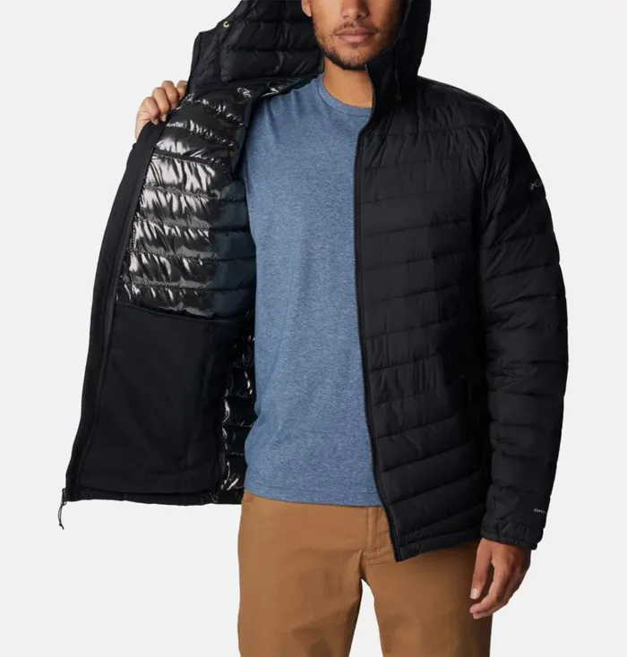 Slope Edge Hooded Insulated Jacket 8211 Tall Black Mens Columbia Sportswear Insulated and Down Slope Edge Hooded Insulated Jacket 8211 Tall Black Mens Columbia Sportswear Insulated and Down