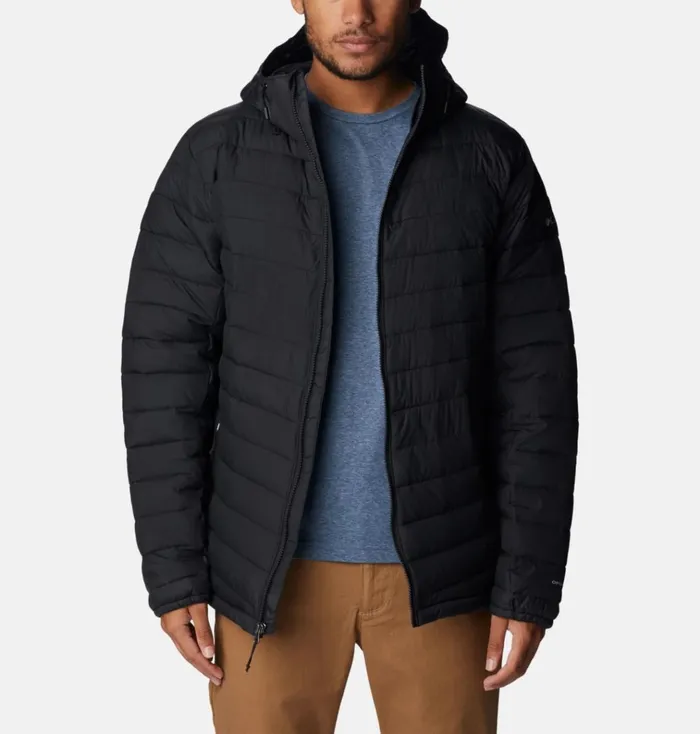 Slope Edge Hooded Insulated Jacket 8211 Tall Black Mens Columbia Sportswear Insulated and Down Slope Edge Hooded Insulated Jacket 8211 Tall Black Mens Columbia Sportswear Insulated and Down