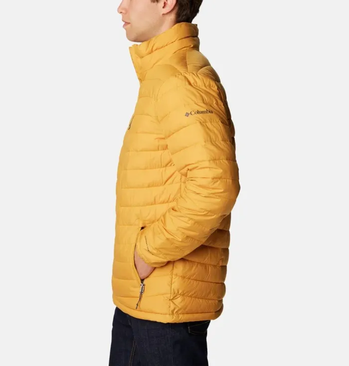 Slope Edge Jacket Raw Honey Mens Columbia Sportswear Insulated and Down