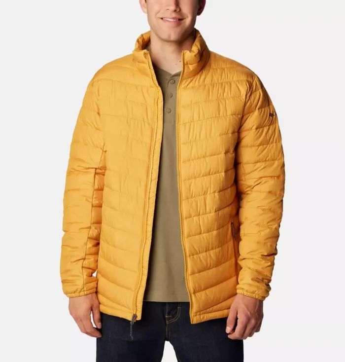 Slope Edge Jacket Raw Honey Mens Columbia Sportswear Insulated and Down