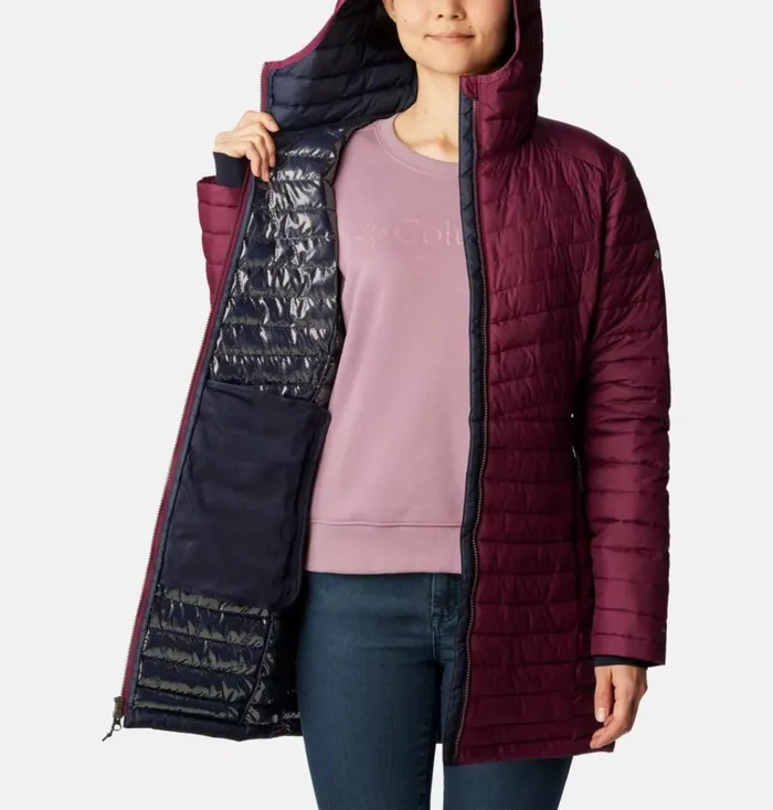 Slope Edge Mid Jacket Marionberry Womens Columbia Sportswear Insulated and Down Slope Edge Mid Jacket Marionberry Womens Columbia Sportswear Insulated and Down