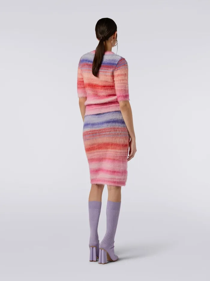 Slub Brushed Mohair Skirt Pink Women Missoni Skirts Slub Brushed Mohair Skirt Pink Women Missoni Skirts
