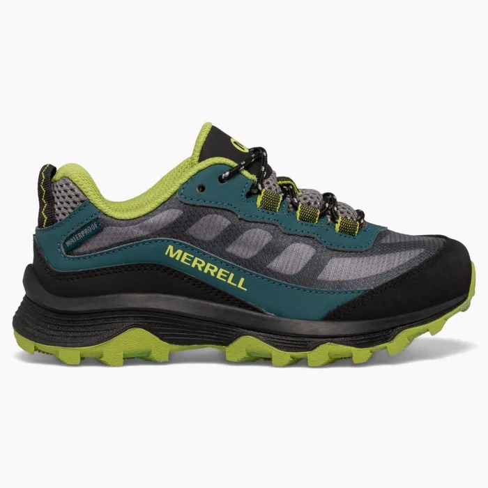 Sneakers Kids Merrell Big Moab Speed Low Waterproof Deep Greenblack
