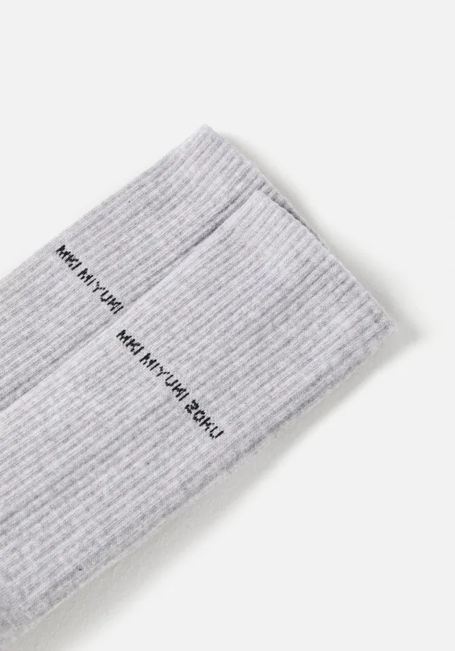 Socks Men MKI MIYUKI ZOKU Mki Staple Socks Grey