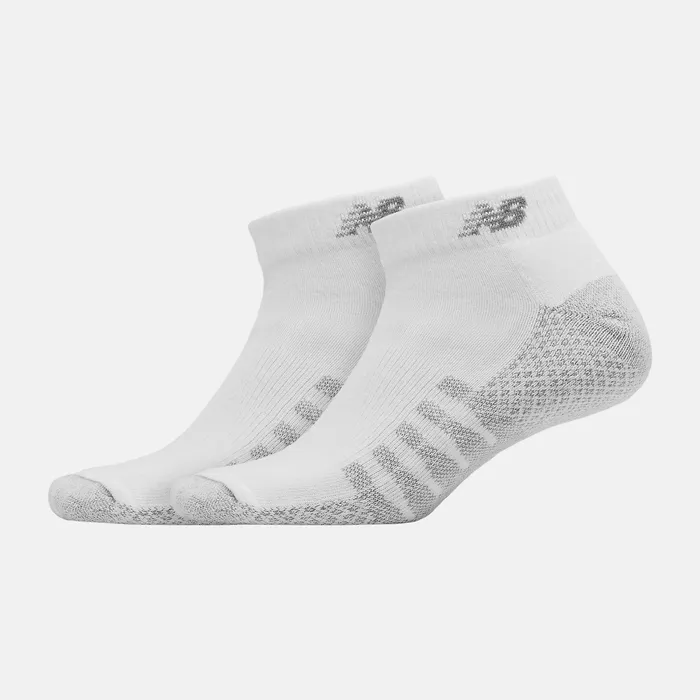 Socks MenWomen Newbalance Coolmax Low Cut Socks 2 Pack White