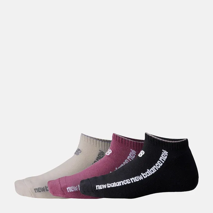 Socks MenWomen Newbalance Essentials No Show Sock 3 Pack Assorted Colors 2