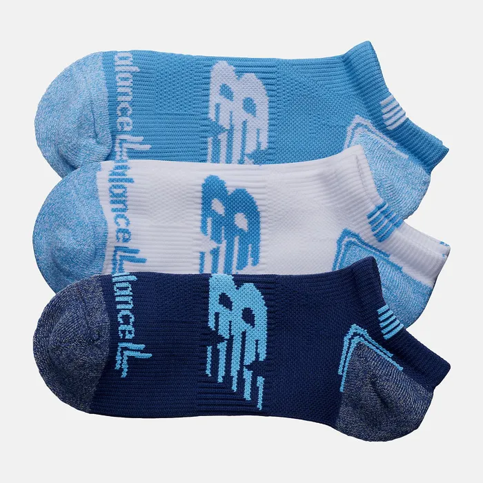 Socks MenWomen Newbalance No Show Run Sock 3 Pack Blue Socks MenWomen Newbalance No Show Run Sock 3 Pack Blue