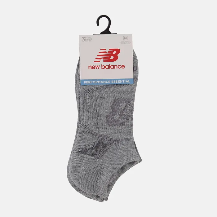 Socks MenWomen Newbalance Performance No Show Socks 3 Pack Light Grey Heather Socks MenWomen Newbalance Performance No Show Socks 3 Pack Light Grey Heather
