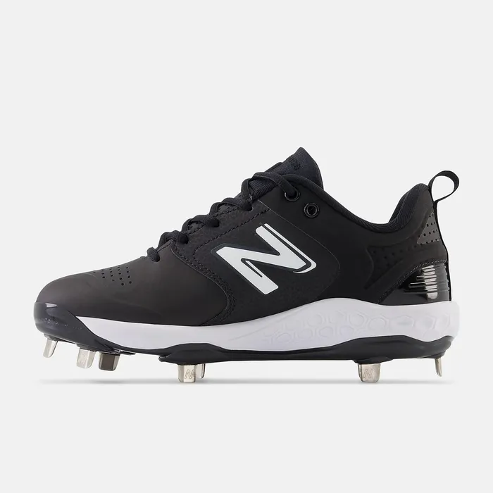 Softball Women Newbalance Fresh Foam X Velo V3 Metal Synthetics Black With White Softball Women Newbalance Fresh Foam X Velo V3 Metal Synthetics Black With White