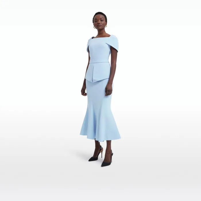 Sol Pale Blue Skirt Women Safiyaa Skirts