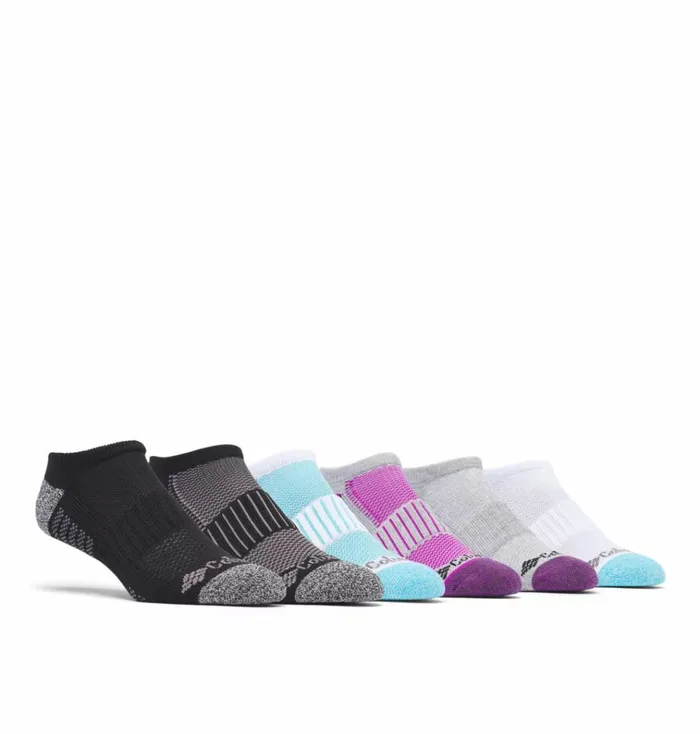 Sport NoShow Sock 8211 6pk Multi Asst Womens Columbia Sportswear Socks