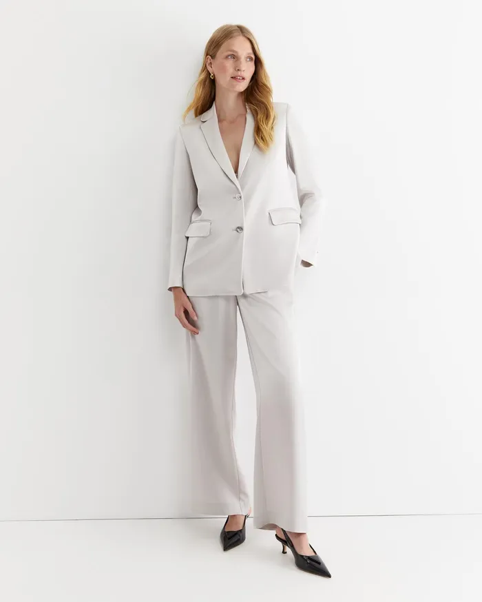 Sportscraft Blazers Women Harlow Sateen Blazer Pearl