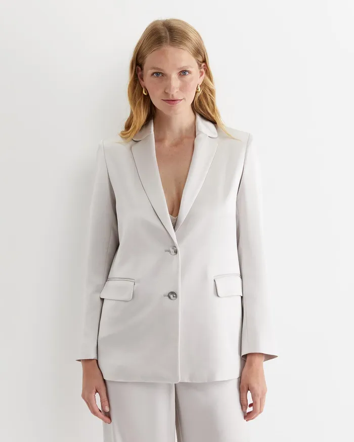 Sportscraft Blazers Women Harlow Sateen Blazer Pearl