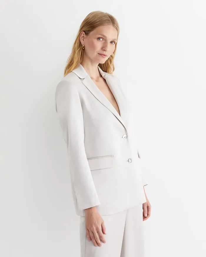 Sportscraft Blazers Women Harlow Sateen Blazer Pearl
