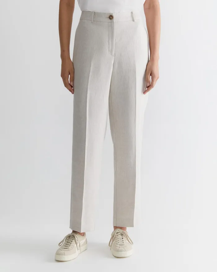Sportscraft Pants Women Freya Straight Linen Pant String