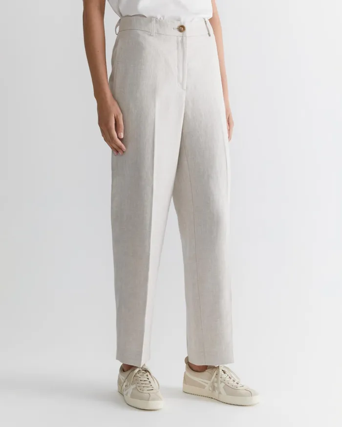 Sportscraft Pants Women Freya Straight Linen Pant String