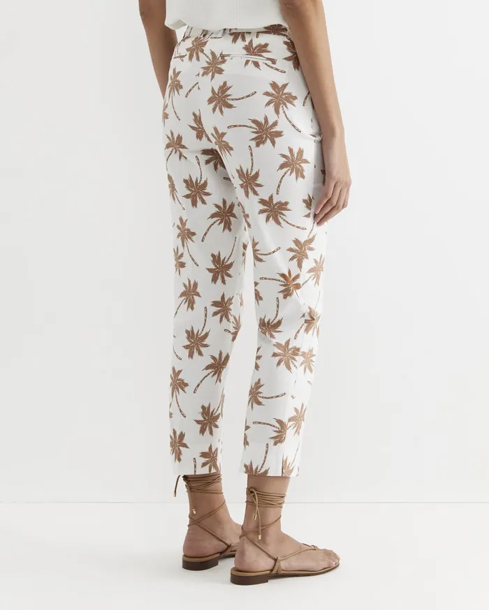 Sportscraft Pants Women Palm Venus Capri Tanwhite