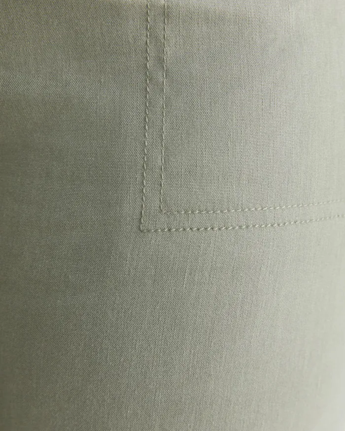 Sportscraft Plus Women Rosa Linen Short Khaki